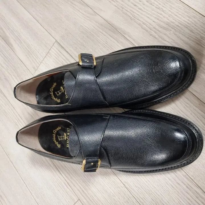 [BUNJANG] Regal Black Leather Monk Strap Shoes / 리갈 블랙 레더 몽크 스트랩 구두