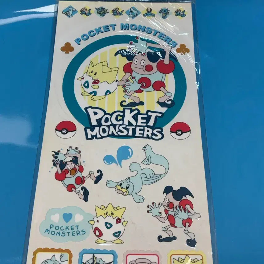 [BUNJANG] Unitech Pokemon Sticker - Vintage Stationery / 고전문구 유니테크 포켓몬스터 스티커