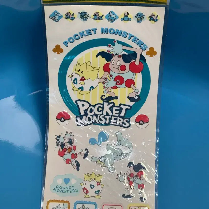 [BUNJANG] Unitech Pokemon Sticker - Vintage Stationery / 고전문구 유니테크 포켓몬스터 스티커