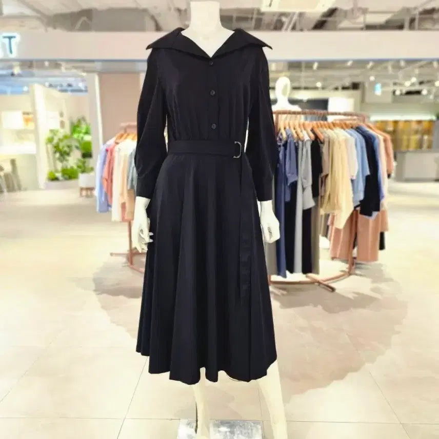 [BUNJANG] LINE EDITION Black Maxi Dress / LINE 라인어디션 원피스 (새상품)