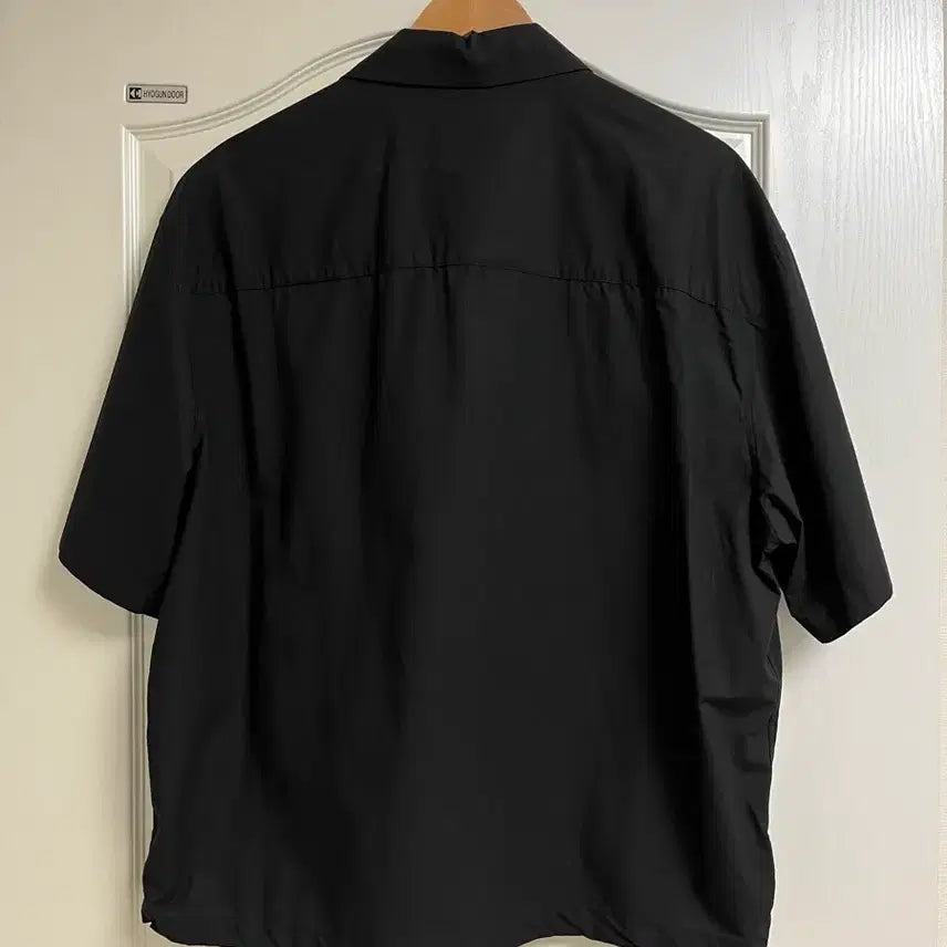 [BUNJANG] SIEG Black Pocket Short Sleeve Shirt (M) / SIEG 블랙 포켓 반팔 셔츠 M
