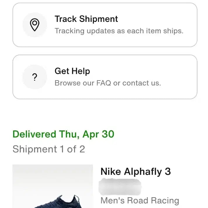 [BUNJANG] Nike Alphafly 3 Running Shoes / 나이키 알파플라이3 280 새제품