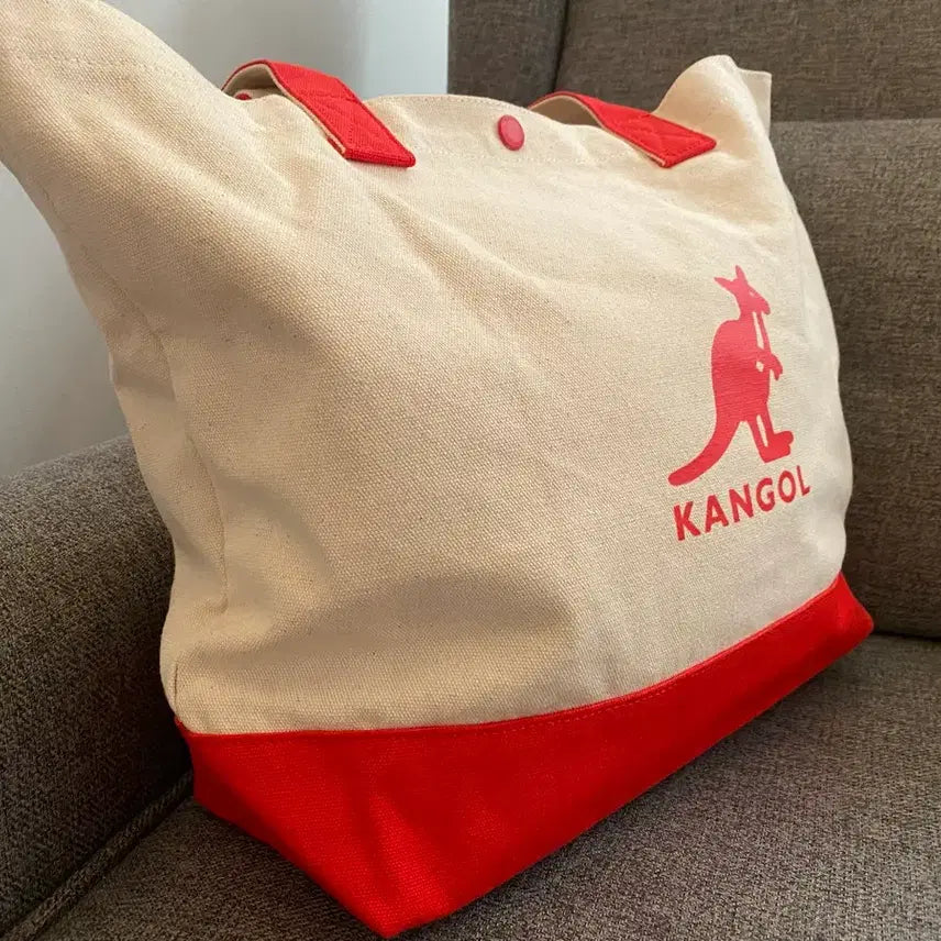 [BUNJANG] Kangol Canvas Tote Bag / 캉골 캔버스 토트백