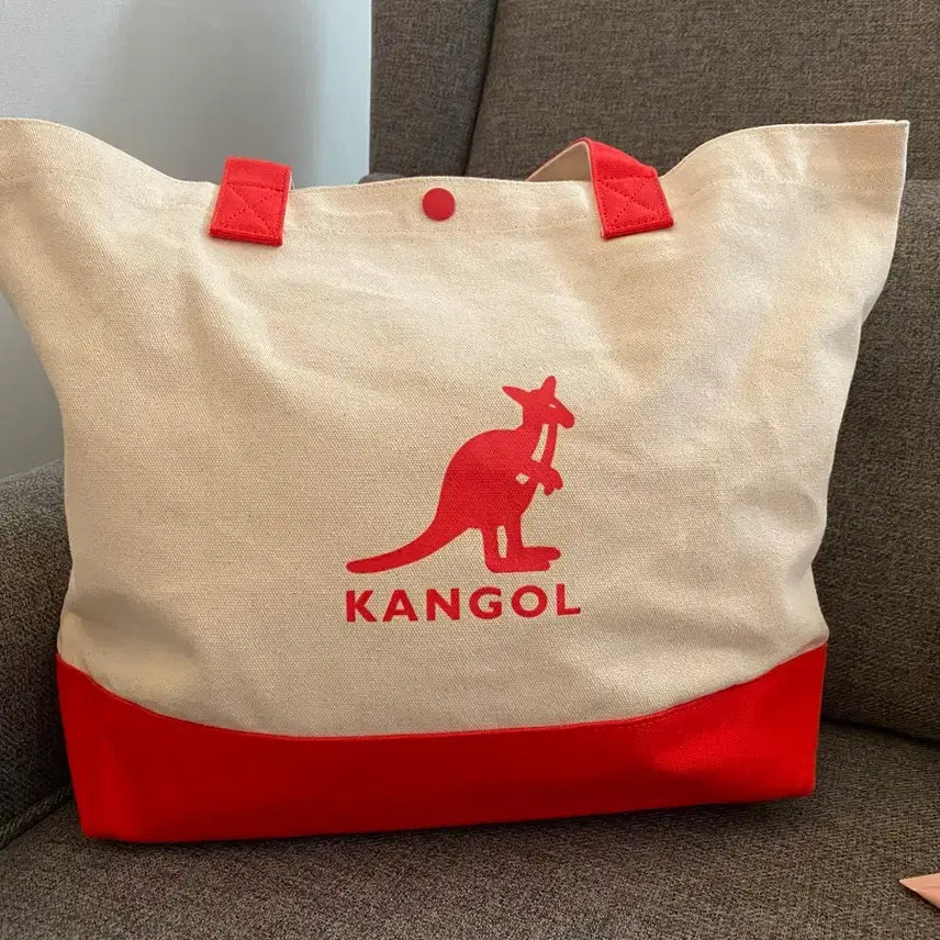 [BUNJANG] Kangol Canvas Tote Bag / 캉골 캔버스 토트백