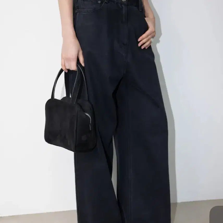 [BUNJANG] The Aperture Owen Wide Denim Pants Black / 디애퍼처 owen 와이드 데님 팬츠 블랙