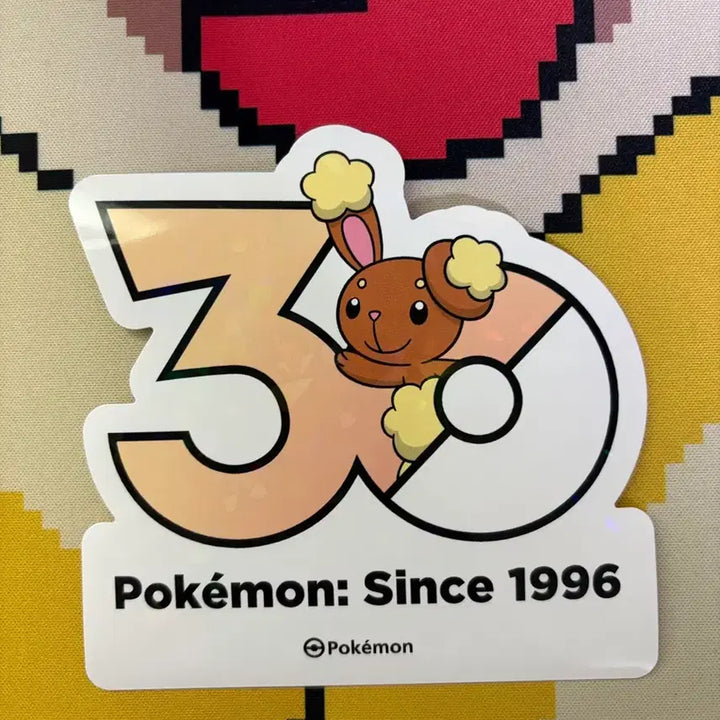 [BUNJANG] Pokemon 30th Anniversary Earroll Stickers / 포켓몬30주년스티커 이어롤