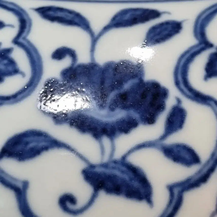 [BUNJANG] Ming Dynasty Blue and White Bamboo and Rock Motif Maebyeong Vase / 명청화죽석문매병. 고30.5