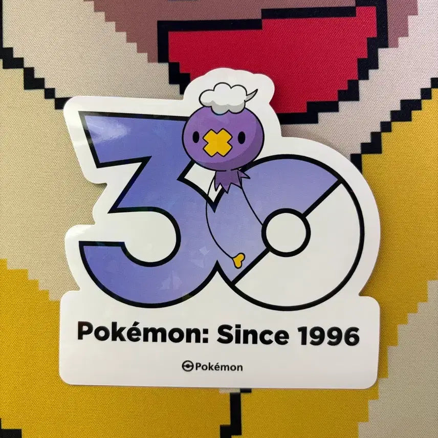 [BUNJANG] Pokemon 30th Anniversary Sticker Drifloon / 포켓몬30주년 스티커 흔들풍손