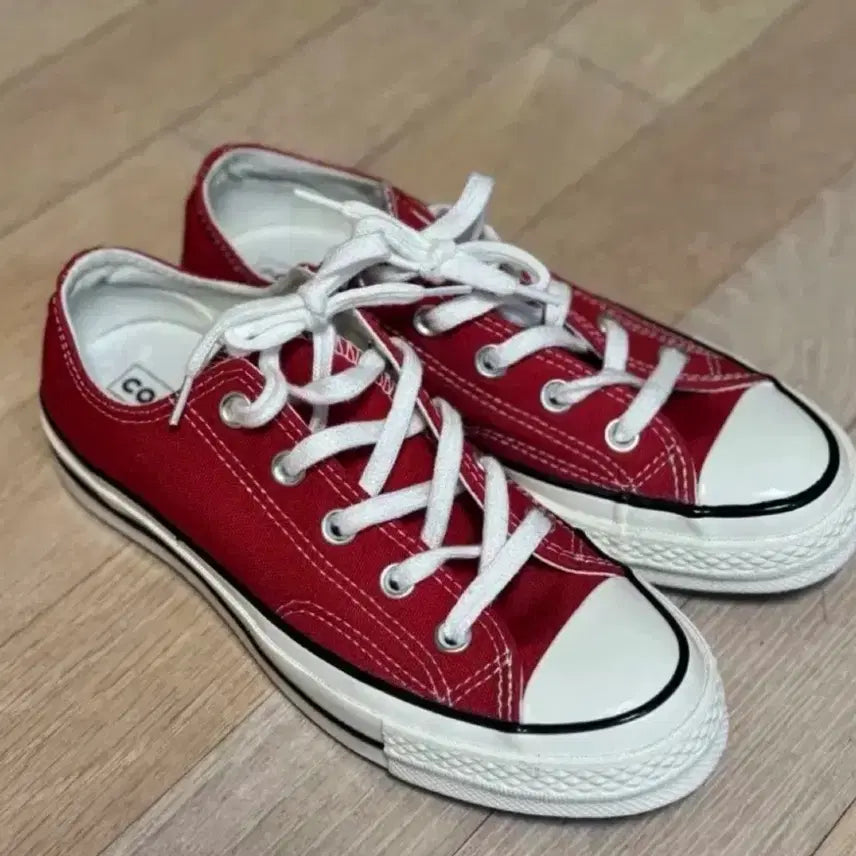 [BUNJANG] Converse Chuck Taylor 70s Red Low Top / 컨버스 척테일러 70s 레드 로우 230