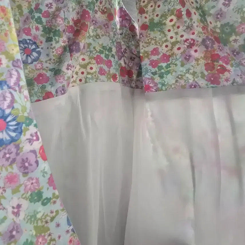 [BUNJANG] Floral Party Dress (Size M Equivalent) / 이사급처 연예인협찬 플로랄 원피스 마른 66 파티복 원피스