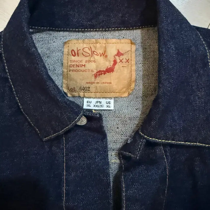 [BUNJANG] OrSlow 2nd Type Denim Jacket XXL / 오어슬로우 2세대 데님자켓 5 (XXL)