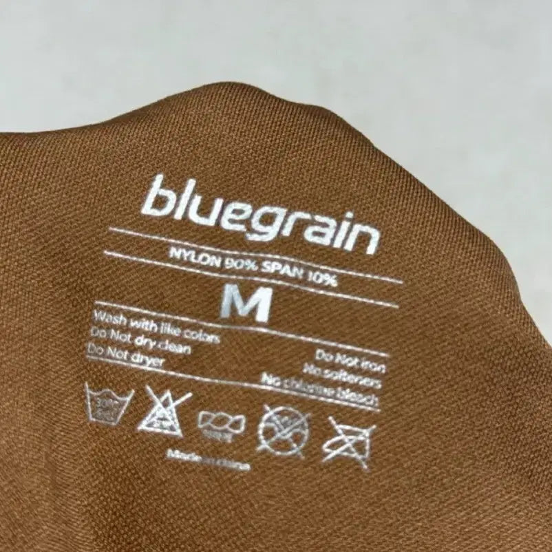 [BUNJANG] Bluegrain Brown/Yellow Bra Top / bluegrain 브라운/옐로우 브라탑