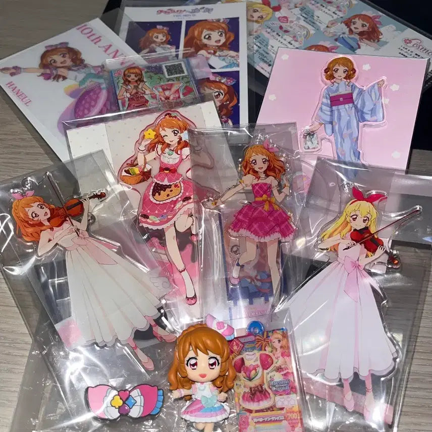 [BUNJANG] Aikatsu! Akari Izumo &amp; Hoshimiya Ichigo Acrylic Standee Bundle Set (First Edition) / [급처 일괄판매]아이카츠 아카리 위주 아이엠스타 하늘 특전 아크릴