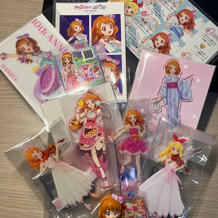 [BUNJANG] Aikatsu! Akari Izumo &amp; Hoshimiya Ichigo Acrylic Standee Bundle Set (First Edition) / [급처 일괄판매]아이카츠 아카리 위주 아이엠스타 하늘 특전 아크릴