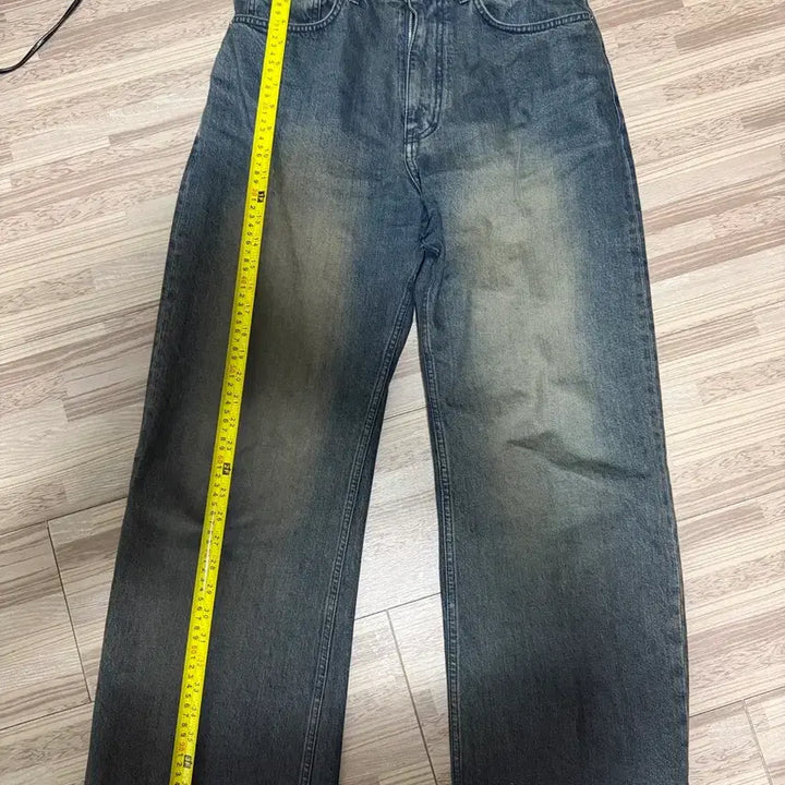 [BUNJANG] Bellier True Wide Vintage Indigo XS Short Version Jeans / 벨리에 트루와이드 빈티지 인디고 xs 숏버전