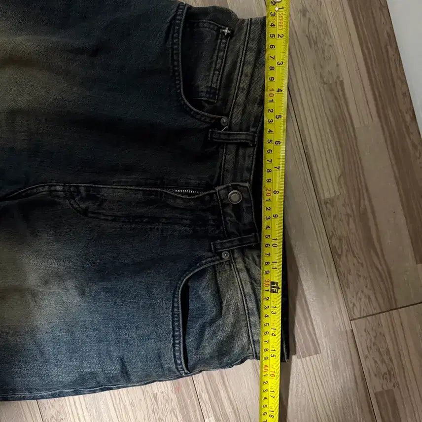 [BUNJANG] Bellier True Wide Vintage Indigo XS Short Version Jeans / 벨리에 트루와이드 빈티지 인디고 xs 숏버전