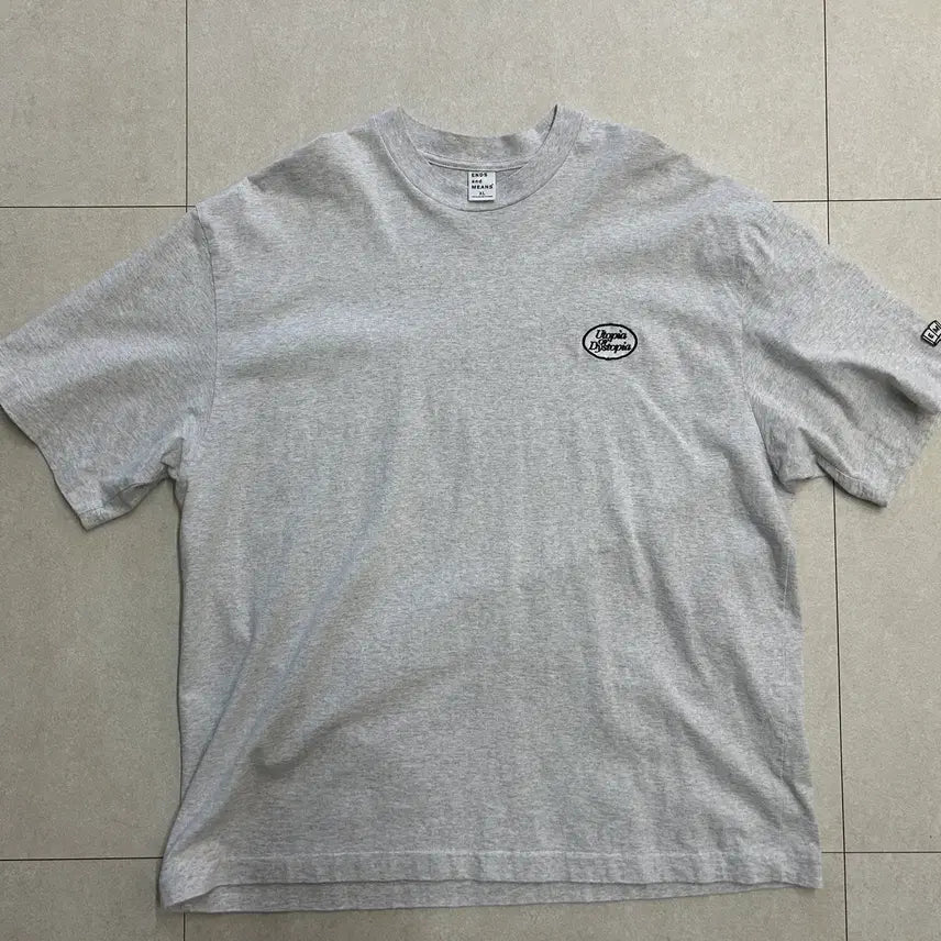 [BUNJANG] ENDS AND MEANS UOD Tee Ash XL / 엔즈앤드민즈/UOD Tee(Ash, XL)