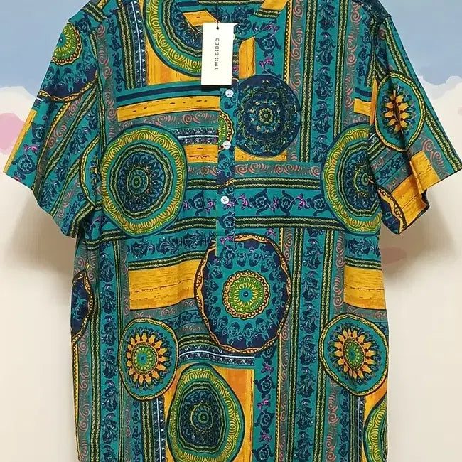 [BUNJANG] Two-Sided Paisley Half-Sleeve Shirt XXL / (XXL) TWO SIDED 페이즐리 1/2 셔츠 반팔