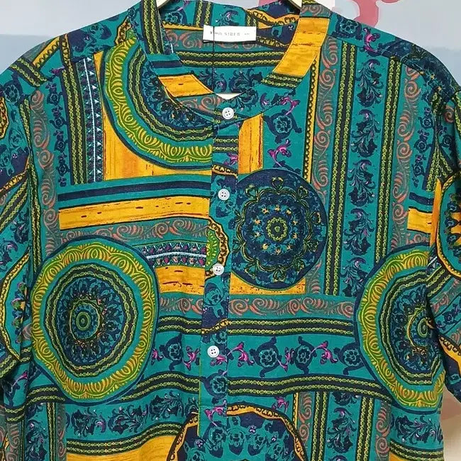 [BUNJANG] Two-Sided Paisley Half-Sleeve Shirt XXL / (XXL) TWO SIDED 페이즐리 1/2 셔츠 반팔