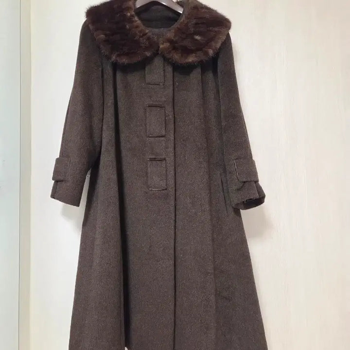 [BUNJANG] Son Jung Wan Mink Fur Coat / 손정완 밍크카라롱코트
