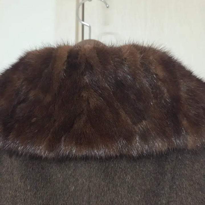 [BUNJANG] Son Jung Wan Mink Fur Coat / 손정완 밍크카라롱코트