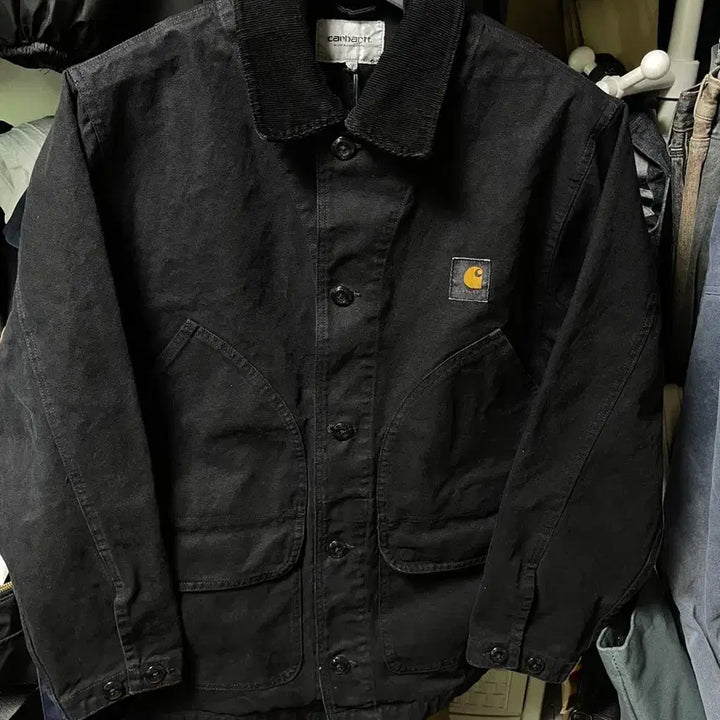 [BUNJANG] Carhartt WIP Prescott Coat Black XS / 칼하트 윕 프레스콧 코트 / 블랙 새상품 / xs