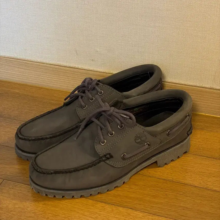 [BUNJANG] Timberland 3-Eye Boat Shoes Charcoal Grey / 팀버랜드 3아이 보트 슈즈(260 사이즈)