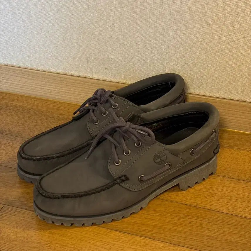 [BUNJANG] Timberland 3-Eye Boat Shoes Charcoal Grey / 팀버랜드 3아이 보트 슈즈(260 사이즈)