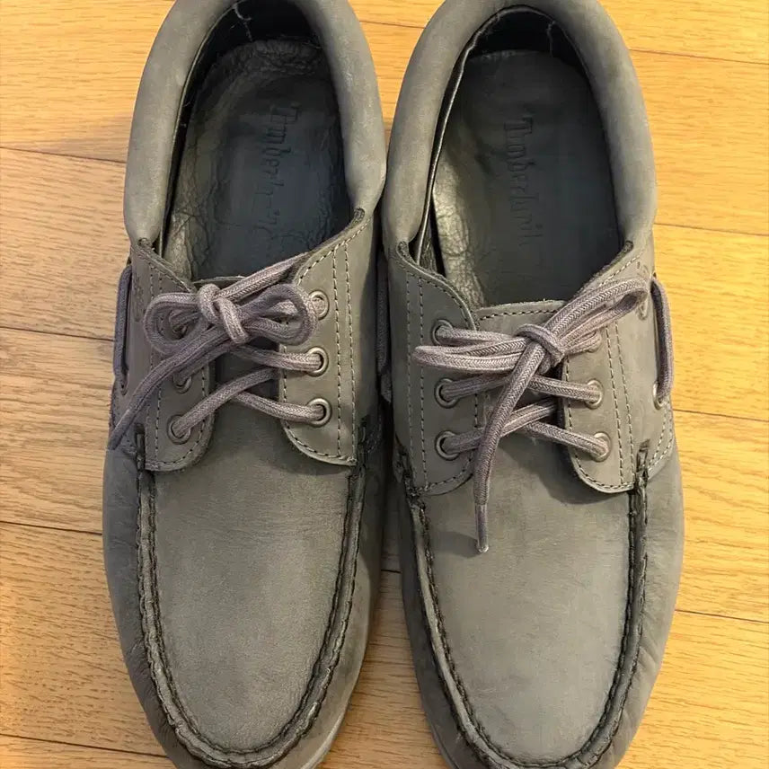 [BUNJANG] Timberland 3-Eye Boat Shoes Charcoal Grey / 팀버랜드 3아이 보트 슈즈(260 사이즈)