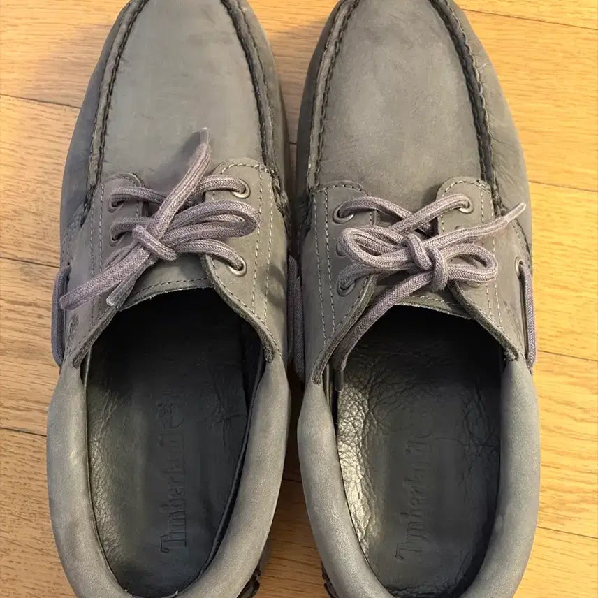 [BUNJANG] Timberland 3-Eye Boat Shoes Charcoal Grey / 팀버랜드 3아이 보트 슈즈(260 사이즈)