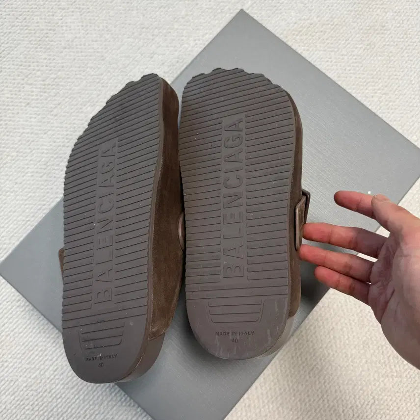 [BUNJANG] Balenciaga Sunday Mule Brown Size 40 / (급처) 발렌시아가 선데이 뮬 브라운 40