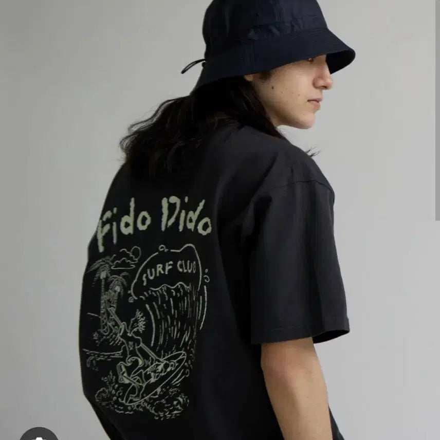 [BUNJANG] Espionage Fido Dido FD Surf Club Tee M / [새상품] 에스피오나지 Fido Dido FD Surf Club Tee