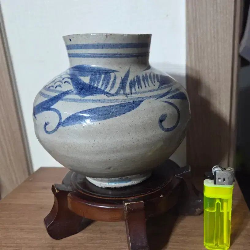 [BUNJANG] North Korean Haeju White Porcelain Earthenware Vase / 북한 해주 백자  도자기(골동품)
