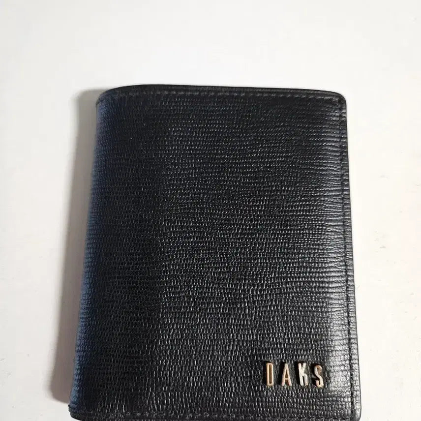 [BUNJANG] Daks Black Leather Card Holder / 닥스 블랙 가죽 카드지갑/명함지갑