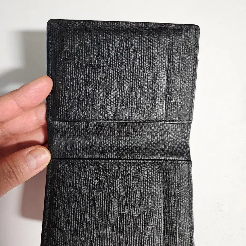 [BUNJANG] Daks Black Leather Card Holder / 닥스 블랙 가죽 카드지갑/명함지갑