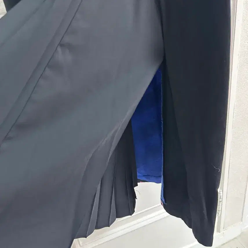 [BUNJANG] Lucky Chouette Pleated Back Ribbed Dress / 럭키슈에뜨 원피스 38