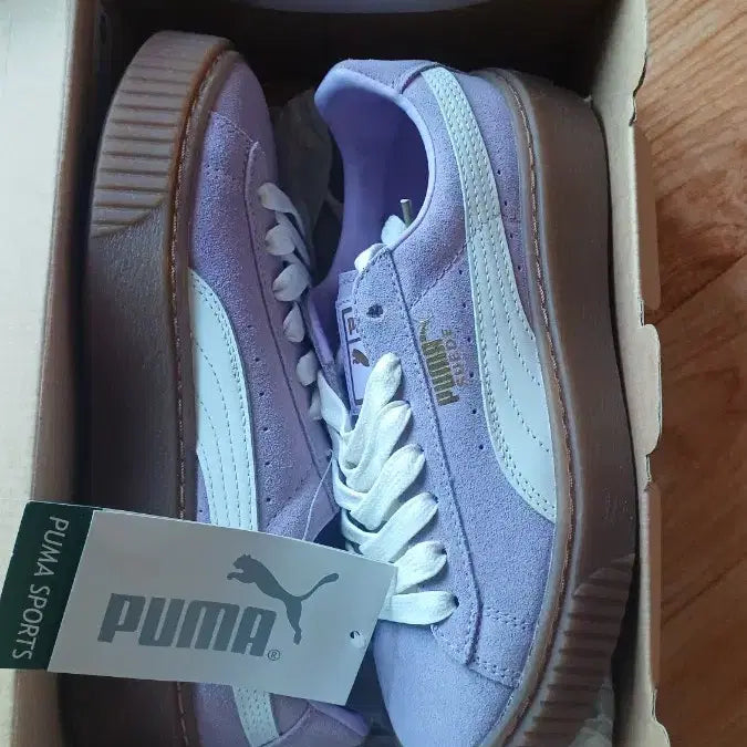 [BUNJANG] Puma Suede Platform Lavender Women&