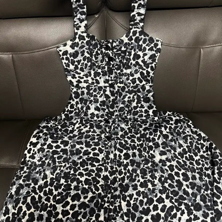[BUNJANG] Zara Leopard Print Maxi Dress / 자라 호피원피스 여름원피스 롱원피스
