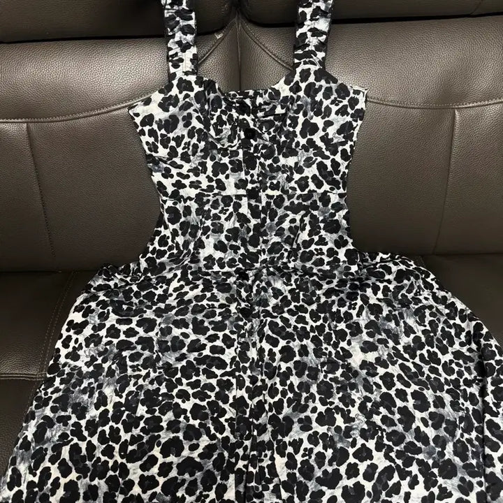 [BUNJANG] Zara Leopard Print Maxi Dress / 자라 호피원피스 여름원피스 롱원피스
