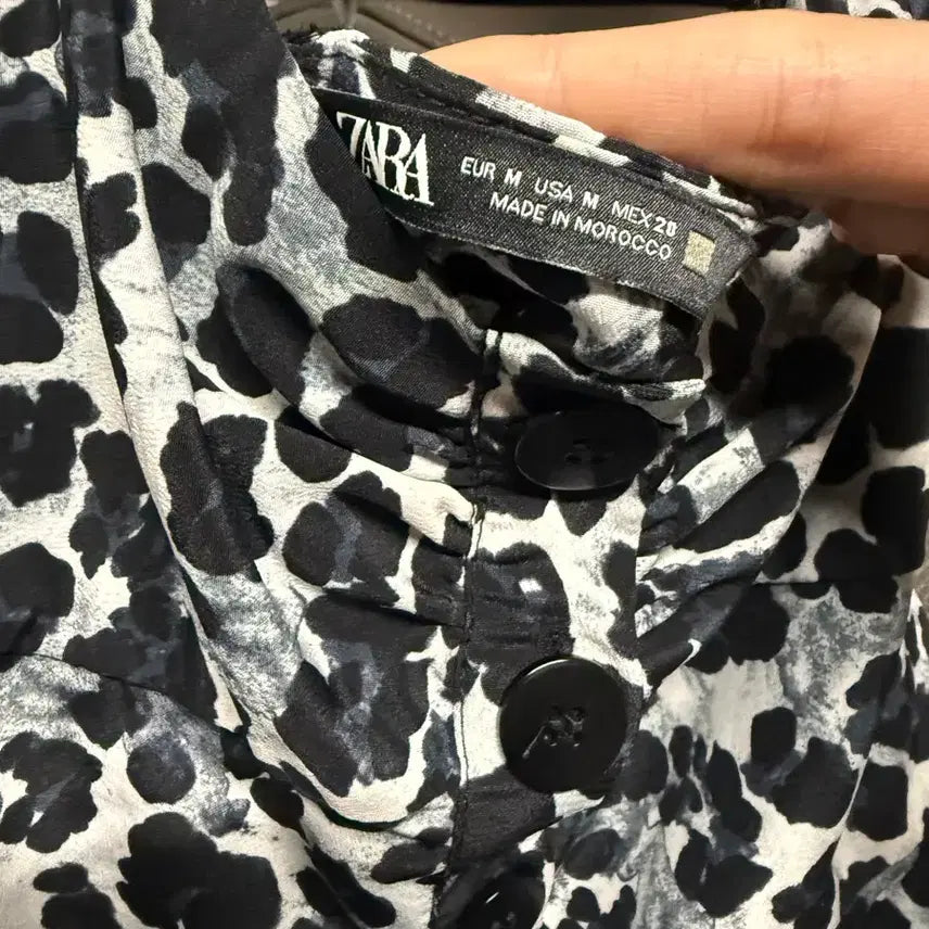 [BUNJANG] Zara Leopard Print Maxi Dress / 자라 호피원피스 여름원피스 롱원피스