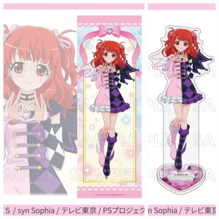 [BUNJANG] Prizmmy☆☆ Rinka Aira Visual Cross Acrylic Stand / 프리티리듬 마루쿠지 비주얼보드 아이라 크리스 비주얼 크로스 아크릴 스탠드