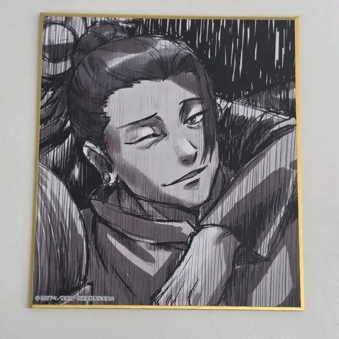 [BUNJANG] Jujutsu Kaisen Geto Shikishi Art Board / 이번주만)주술회전 전시회 게토 색지 양도 판매