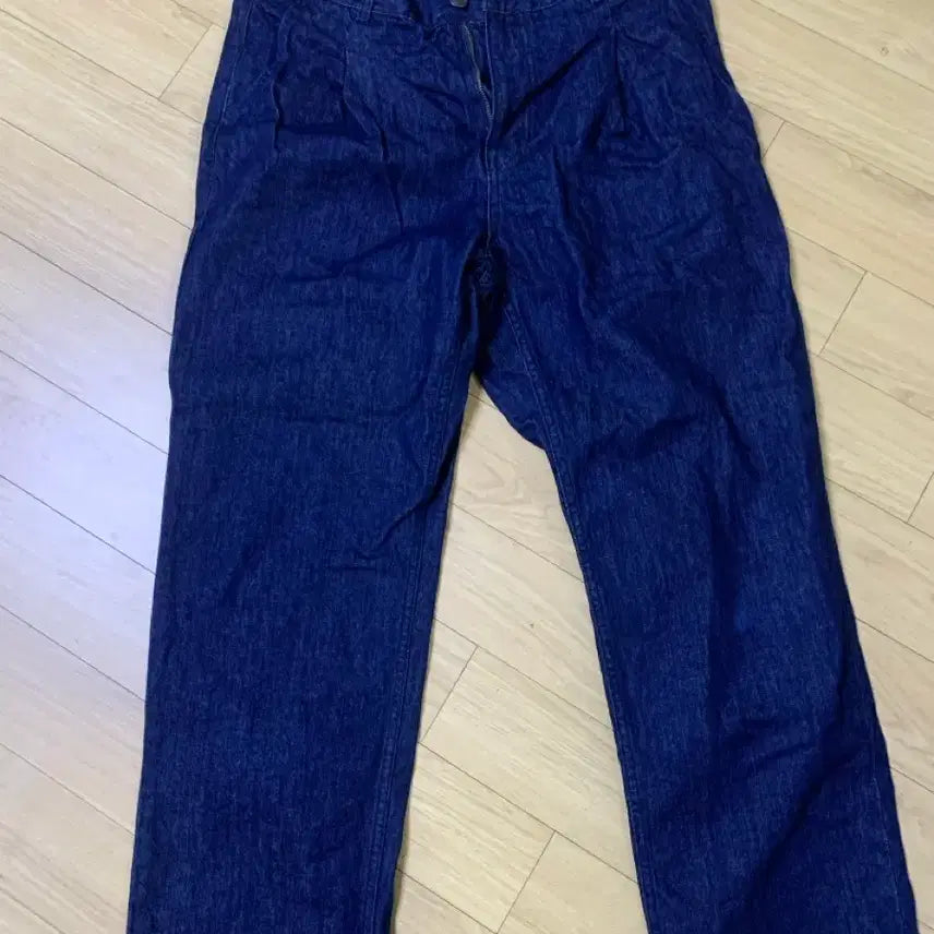 [BUNJANG] Steven Alan One-Tuck Straight Denim Pants (Indigo Dark) / 원턱 스트레이트 데님 팬츠 L (INDIGO DARK)