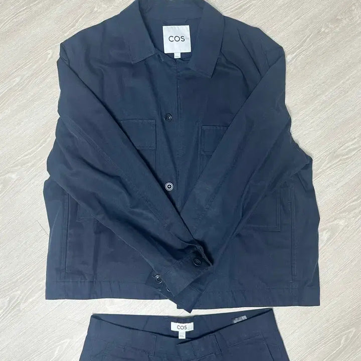 [BUNJANG] COS Two-Pocket Jacket and Cotton Pants Set / COS 면 셋업 (투포켓 자켓 + 면바지)