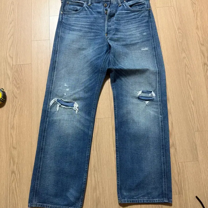 [BUNJANG] RRL Straight Leg Jeans / RRL 빈파포 풀러턴 34/32