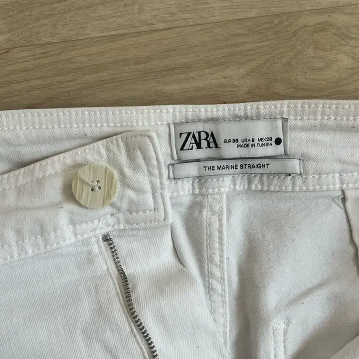 [BUNJANG] ZARA White Wide Straight Pants / 자라 화이트 팬츠 38