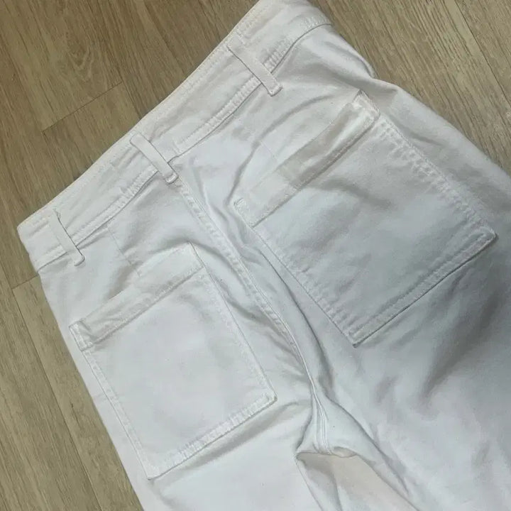 [BUNJANG] ZARA White Wide Straight Pants / 자라 화이트 팬츠 38