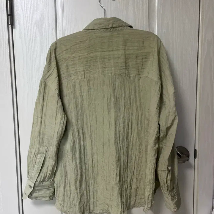 [BUNJANG] Zara Mint Long-Sleeve Shirt / 자라 셔츠 - 찰랑찰랑