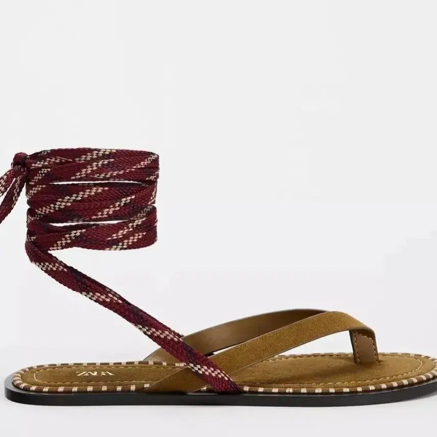 [BUNJANG] Zara Lace-Up Sandals / 자라 레이스업 샌들