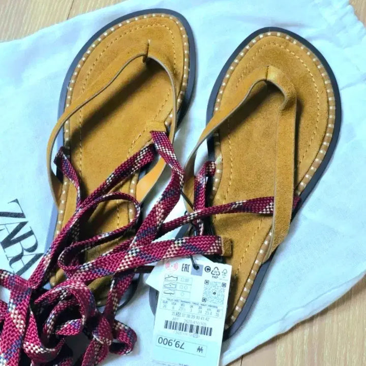 [BUNJANG] Zara Lace-Up Sandals / 자라 레이스업 샌들